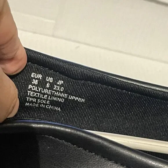 FEVERSOLE Women Size 6 Shoes Soft Cushion Black Elastic Adjustable Ballet - Picture 5 of 12